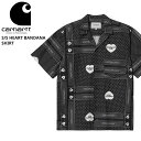 \クーポン利用で500円OFF/カーハート ダブリューアイピー 半袖シャツ Carhartt WIP S/S HEART BANDANA SHIRT メンズ ハ...