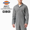 Dickies Fisher Stripe Long Sleeve Coveralls ディッキーズ フィッシャーストライプ ロングスリーブ カバーオール 長袖...