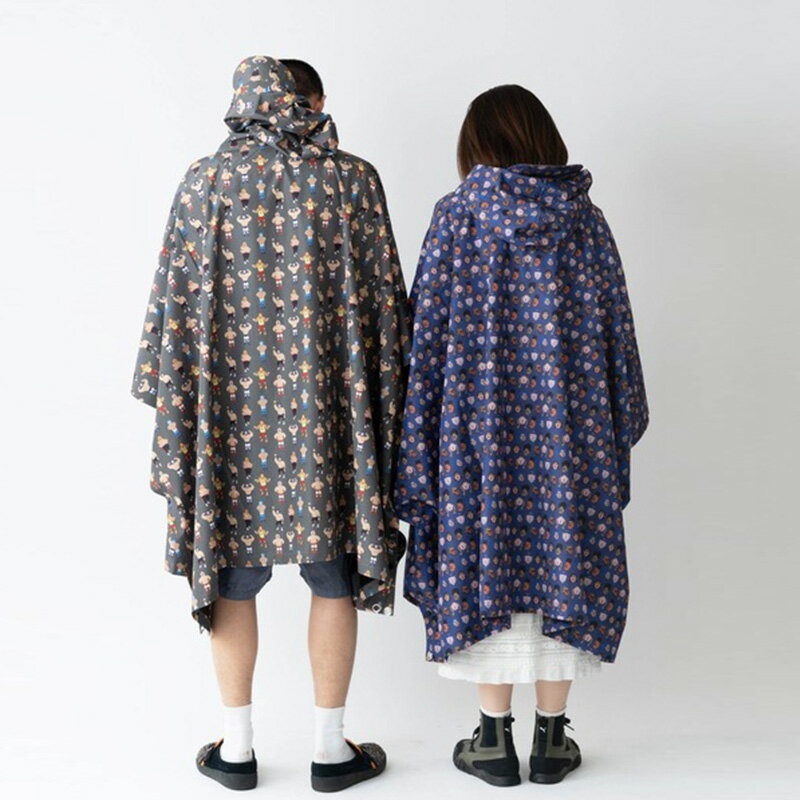 ジムマスター レインコート 耐水 防水 自転車 ポンチョ gym master ハッピーペイントプルオーバーレインポンチョ フェス アウトドア キャンプ 雨具 G321787