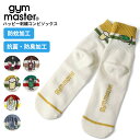 ジムマスター メンズ 靴下 ショートソックス gym master ハッピー刺繍コンビソックス 男性 G366730(4)