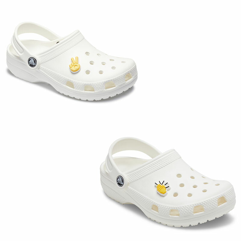 �����å��� CROCS ���ӥå� jibbitz ���塼�����������꡼ �ϥ�� hand ��ʸ�� �ԡ��� ����å� ��ʪ ������� ���塼�� ���㡼�� �ǥ� �������� �������ޥ���[BLK][C]