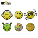 楽天crohas（クロハス）【セール期間中P5倍!】ジビッツ（jibbitz） スマイリーブランド（smiley brand）クロックス/シューズアクセサリー/キャラクター/[YEL][C/A-3]