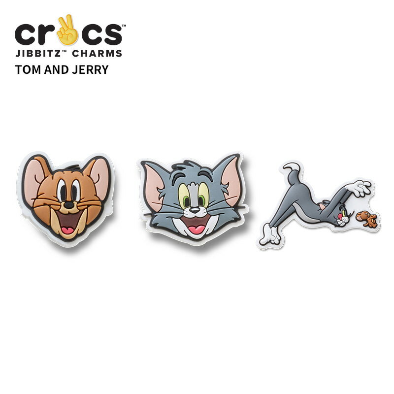 クロックス CROCS ジビッツ jibbitz シューズアクセサリー トム アンド ジェリー Tom and Jerry 小物 サンダル シューズ チャーム ...