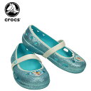 クロックス(crocs) キーリー フローズン フラット(keeley frozen flat k)アナと雪の女王/ディズニー/キッズ/サンダル/シューズ/子供用/子供靴