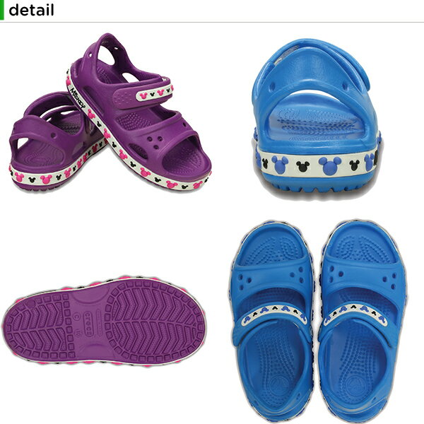 【送料無料対象外】【50％OFF】クロックス(crocs) クロックバンド 2.0 ミッキー サンダル キッズ(crocband 2.0 Mickey sandal kids) キッズ/サンダル/子供用[C/A]