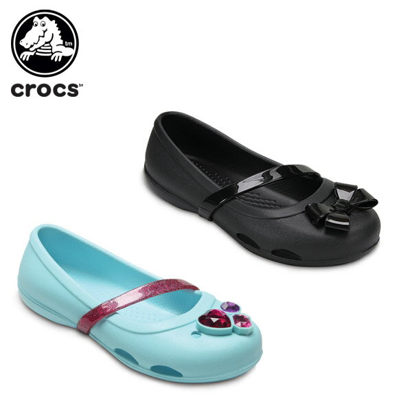 【セール期間中P5倍!】【送料無料対象外】【40％OFF】クロックス(crocs) クロックス リナ フラット キッズ(crocs lina flat k) キッズ/サンダル/子供用[C/A]