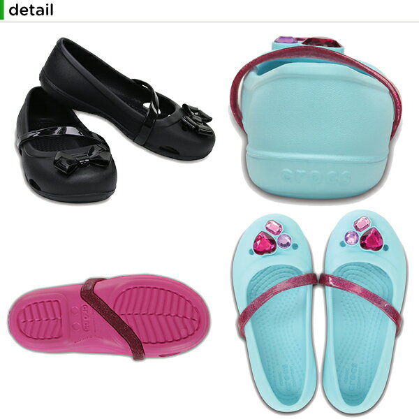 【30％OFF】クロックス(crocs) クロックス リナ フラット キッズ(crocs lina flat k) キッズ/サンダル/子供用[C/A]