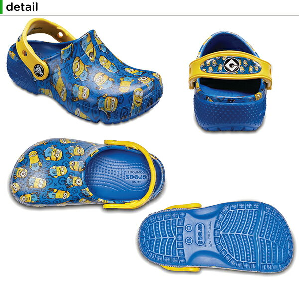 【30％OFF】クロックス(crocs) クロックス ファン ラブ ミニオンズ グラフィック クロッグ キッズ(k' crocs fun lab Minions graphic clog) キッズ/サンダル/シューズ/子供用[C/A]