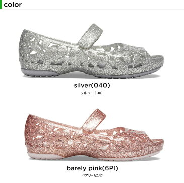 【30％OFF】クロックス(crocs) クロックス イザベラ フラワー フラット キッズ(crocs isabella flower flat kids ) キッズ/サンダル/子供用[H][C/A]