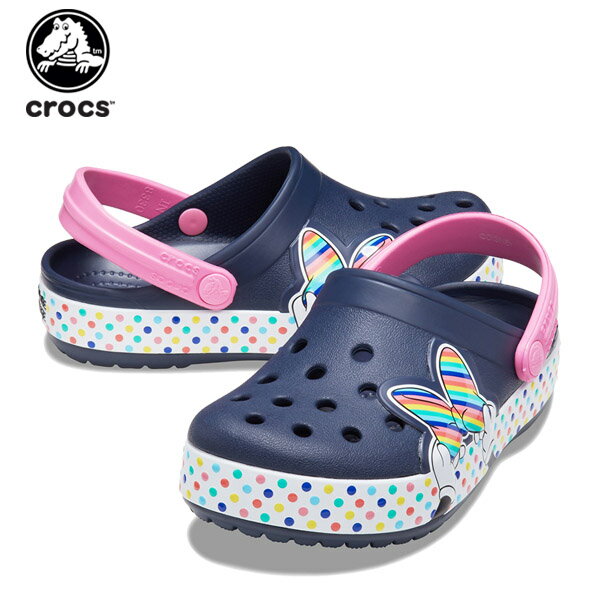 楽天crohas（クロハス）【セール期間中P5倍！】【40％OFF】クロックス（crocs） クロックス ファン ラブ ディズニー ミニー スタイル クロッグ キッズ（crocs fun lab Disney Minnie style clog k） キッズ/サンダル/シューズ/子供/キャラクター[C/A]