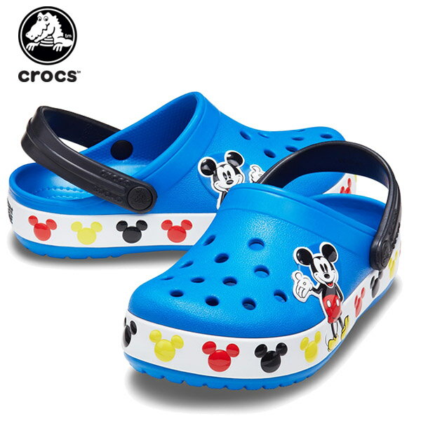 【30％OFF】クロックス(crocs) クロックス ファン ラブ ディズニー ミッキー バンド クロッグ キッズ(crocs fun lab Disney Mickey band clog k) キッズ/サンダル/シューズ/子供/キャラクター[C/A]