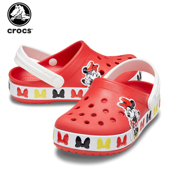 【30％OFF】クロックス(crocs) クロックス ファン ラブ ディズニー ミニー バンド クロッグ キッズ(crocs fun lab Disney Minnie band clog k) キッズ/サンダル/シューズ/子供/キャラクター[C/A]
