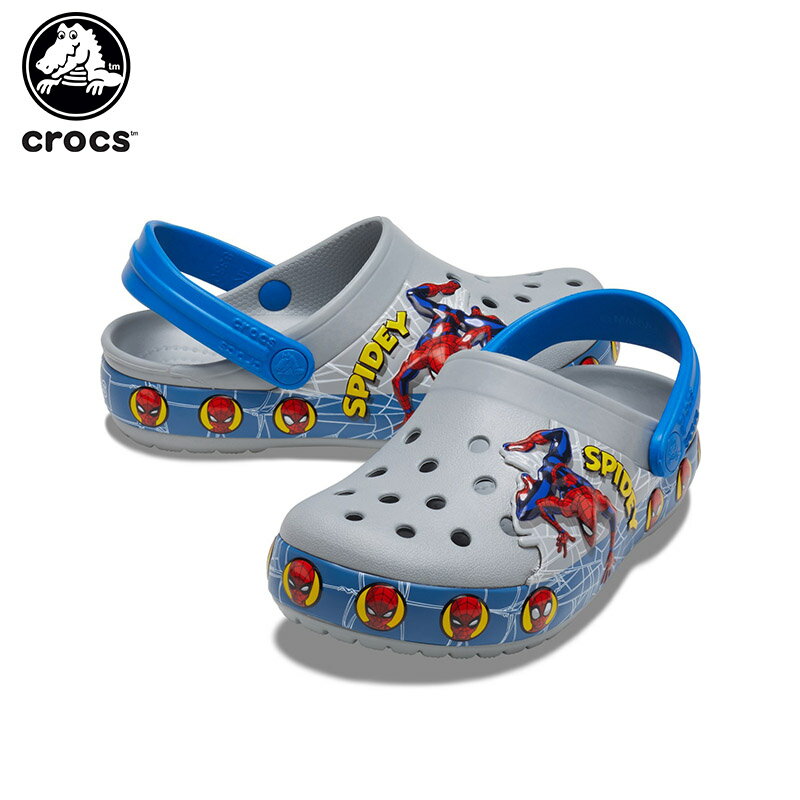 クロックス(crocs) クロックス ファン ラブ スパイダーマン ライツ クロッグ キッズ(crocs fun lab Spiderman lights clog k) キッズ/サンダル/シューズ/子供/キャラクター