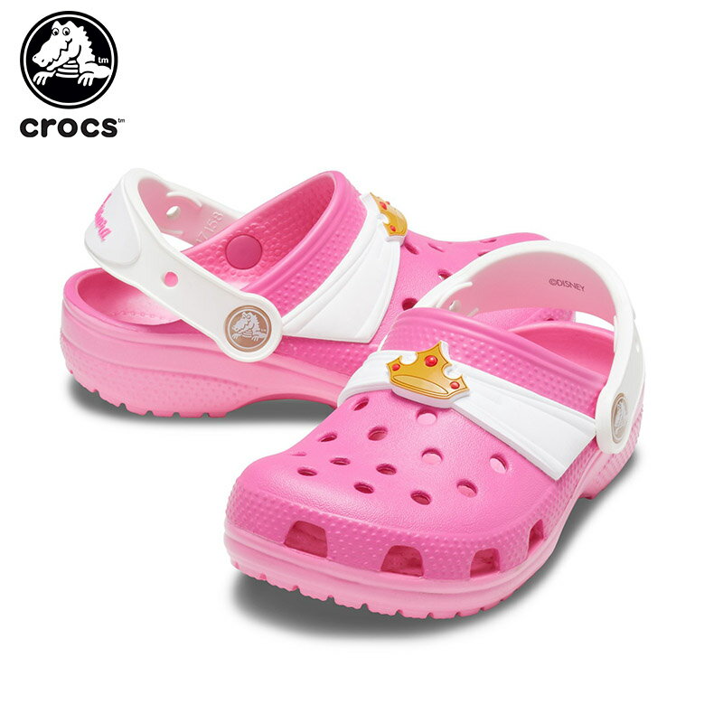 楽天crohas（クロハス）【セール期間中P5倍！】【40％OFF】クロックス（crocs） クロックス ファン ラブ ディズニー オーロラ クロッグ キッズ（crocs fun lab Disney I am Aurora clog k） キッズ/サンダル/シューズ/子供/キャラクター[C/A]