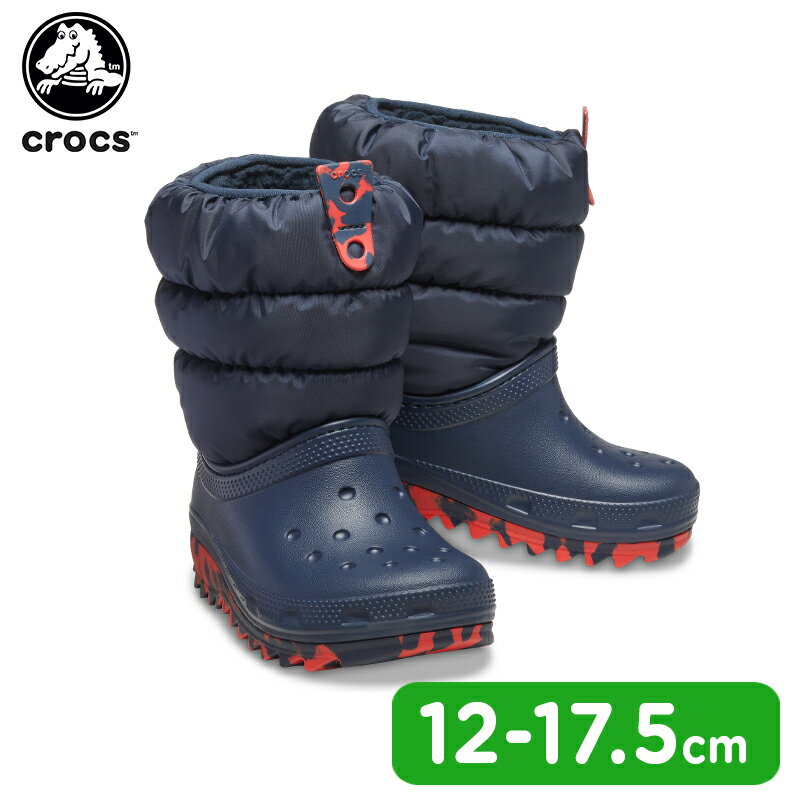 【セール期間中P5倍 】【50 OFF】クロックス(crocs) クラシック ネオ パフ ブーツ トドラー(classic neo puff boot t) キッズ/ブーツ/シューズ/長靴/子供用 C/B