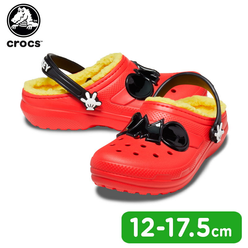 ڥP5!ۡ31%OFFۥå(crocs) 饷å 饤 ǥˡ ߥå ޥ å ȥɥ顼(classic lined Disney Mickey Mouse clog t) å//塼/Ҷ/ܥ/[C/A]