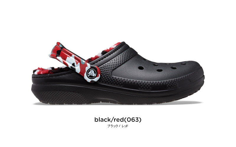 クロックス(crocs) クラシック ラインド カモ クロッグ キッズ(classic lined camo clog k) キッズ/サンダル/シューズ/子供用/ボア/秋冬[C/A]