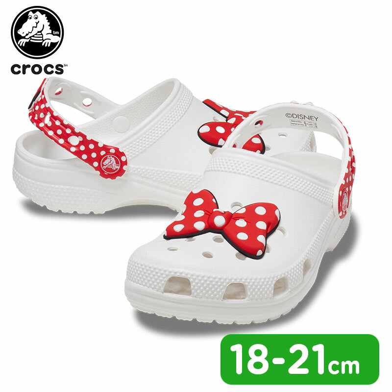 クロックス(crocs) ディズニー ミニー マウス クラシック クロッグ キッズ(Disney Minnie Mouse classic clog k) サンダル/シューズ/子供用