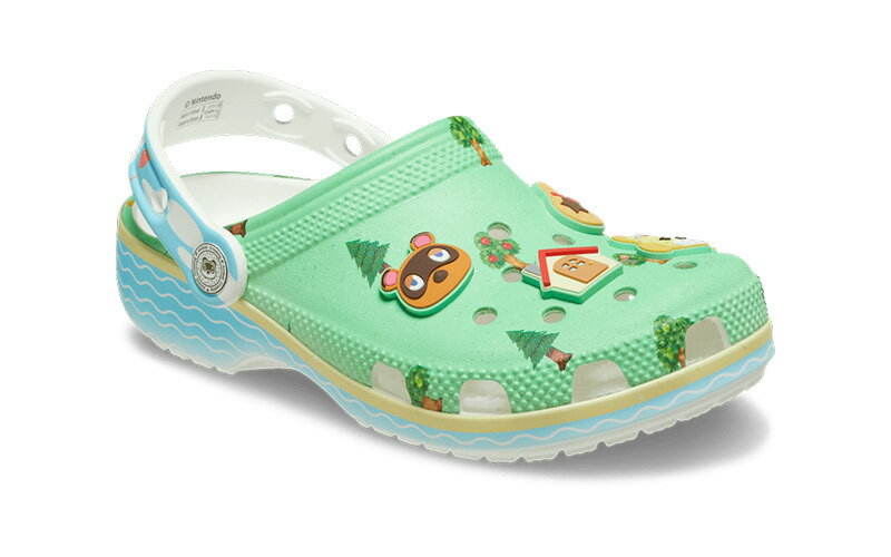 クロックス キッズ サンダル CROCS どうぶつの森 クラシック クロッグ K Animal Cr...