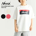 ナンガ キッズ Tシャツ 半袖Tシャツ 子供用 NANGA エコハイブリッドボックスロゴキッズティー ECO HYBRID BOX LOGO KIDS TEE Tシャツ トップス カットソー 120 140 N2504-6M532A ネコポス送料無料