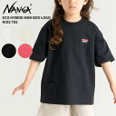 ナンガ キッズ Tシャツ 半袖Tシャツ 子供用 NANGA エコ ハイブリッド ミニ ボックス ロゴ キッズ ティー ECO HYBRID MINI BOX LOGO KIDS TEE Tシャツ トップス カットソー 120 140 N2504-6M533A ネコポス送料無料