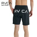 ルーカ ボードショーツ メンズ RVCA サーフパンツ BACK TRUNK 海パン ハーフパンツ ブランド水着 ストレッチ素材 19インチ丈 水陸両用 夏 BF04A501
