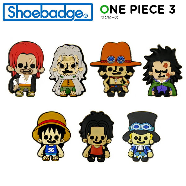シューバッジ Shoebadge サンダル シューズ シューズアクセサリー ワンピース ONE PIECE 3 小物 サンダル シューズ チャーム デコ カスタ...