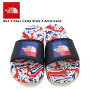 ザ・ノース フェイス サンダル シューズ THE NORTH FACE Men's Base Camp Slide 3 Americana ベース キャンプ ス...