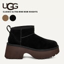 アグ 厚底ブーツ UGG ウィメンズ クラシック ウルトラ ミニ ニュー ハイツ Classic Ultra Mini New Heights レディース スエ...