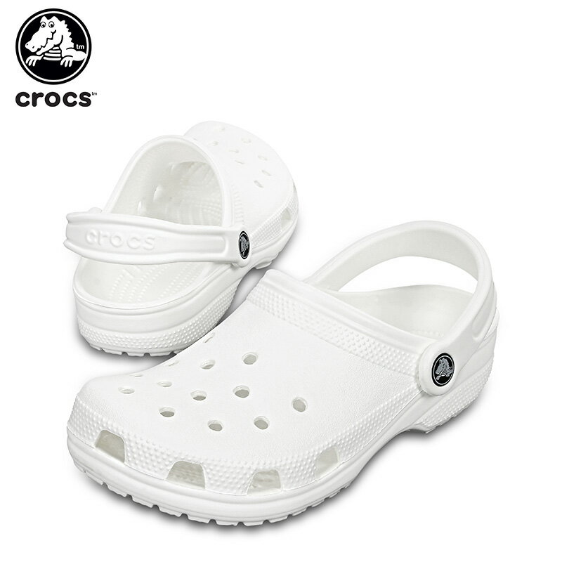 クロックス(crocs) クラシック/ケイマン(classic) ホワイト(100) メンズ/レディース/男性用/女性用/サンダル/シューズ