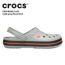 クロックス CROCS サンダル メンズ レディース クロックバンド crocband ライトグレー/ネイビー(01U) 男性 女性 男女兼用 ユニセックス シ...