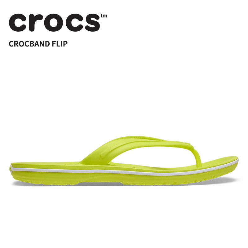 クロックス メンズ レディース サンダル CROCS クロックバンド フリップ Crocband Flip シトラス 11033-738
