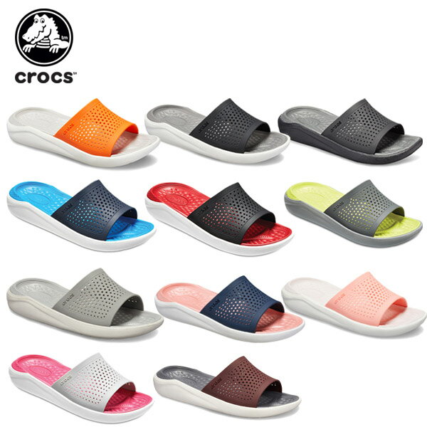 【37％OFF】クロックス(crocs) ライトライド スライド(literide slide) メンズ/レディース/男性用/女性用/サンダル/シューズ[C/B]【ポイント10倍対象外】