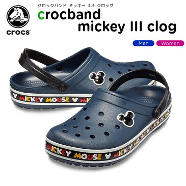 【20％OFF】クロックス(crocs) クロックバンド ミッキー 3.0 クロッグ(crocband Mickey 3.0 clog) メンズ/レディース/男性用/女性用/サンダル/シューズ[C/B]