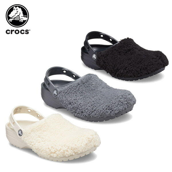 【セール期間中P5倍 】【30 OFF】クロックス(crocs) クラシック ファズ マニア クロッグ(classic fuzz mania clog) メンズ/レディース/男性用/女性用/ボア/サンダル/シューズ C/B