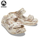 楽天crohas（クロハス）【36％OFF】クロックス（crocs） クラシック クラッシュ マーブル サンダル（classic crush marbled sandal） メンズ/レディース/男性用/女性用/サンダル/シューズ/厚底[C/B