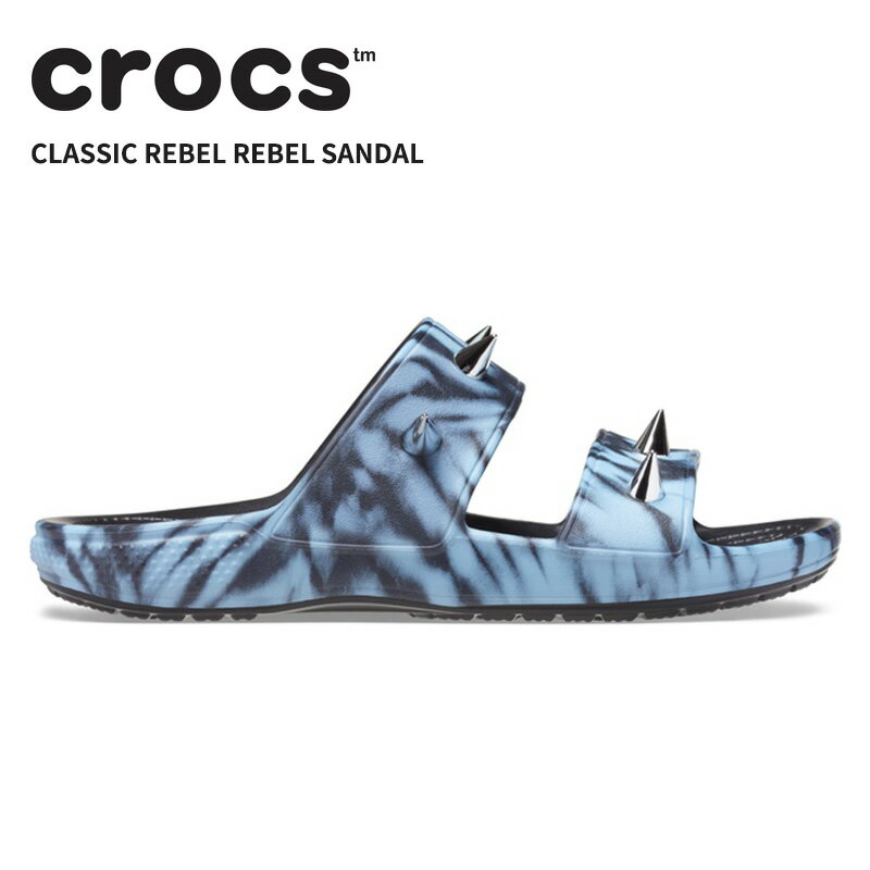 Rakuten - [B]クロックス メンズ レディース サンダル CROCS クラシック レベル レベル サンダル Classic Rebel Rebel Sandal マルチ/ブラック 208338-988