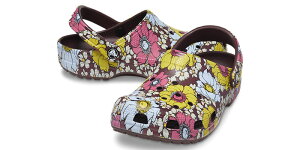 【セール期間中P5倍!】【30％OFF】クロックス(crocs) クラシック レトロ フローラル クロッグ(classic retro floral clog) メンズ/レディース/男性用/女性用/サンダル/シューズ[C/B]