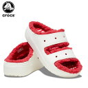 クロックス(crocs) クラシック コージー ホリデー セーター サンダル(classic cozzzy holiday sweater sandal) メンズ/レディース/男性用/女性用/サンダル/シューズ/ボア/秋冬