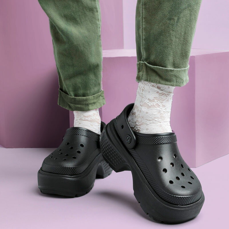 クロックス メンズ レディース サンダル CROCS ストンプ クロッグ Stomp Clog 男性...