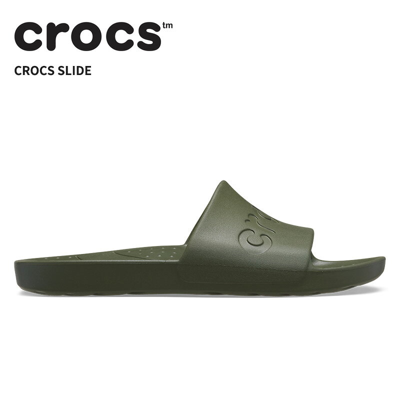 Rakuten - [B]クロックス メンズ レディース サンダル CROCS クロックス スライド Crocs Slide アーミーグリーン 210088-309