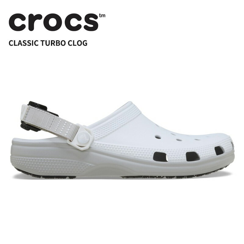Rakuten - [B]クロックス メンズ レディース サンダル CROCS クラシック ターボ クロッグ Classic Turbo Clog ホワイト 211287-100
