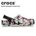 クロックス メンズ レディース サンダル CROCS ミッキー アンド ミニー クラシック クロッグ Mickey and Minnie Classic Clog 男性 女性 男女兼用 ユニセックス サボ 耐水 軽量 キャラクター コラボ ディズニー ミッキー ミニー 211483