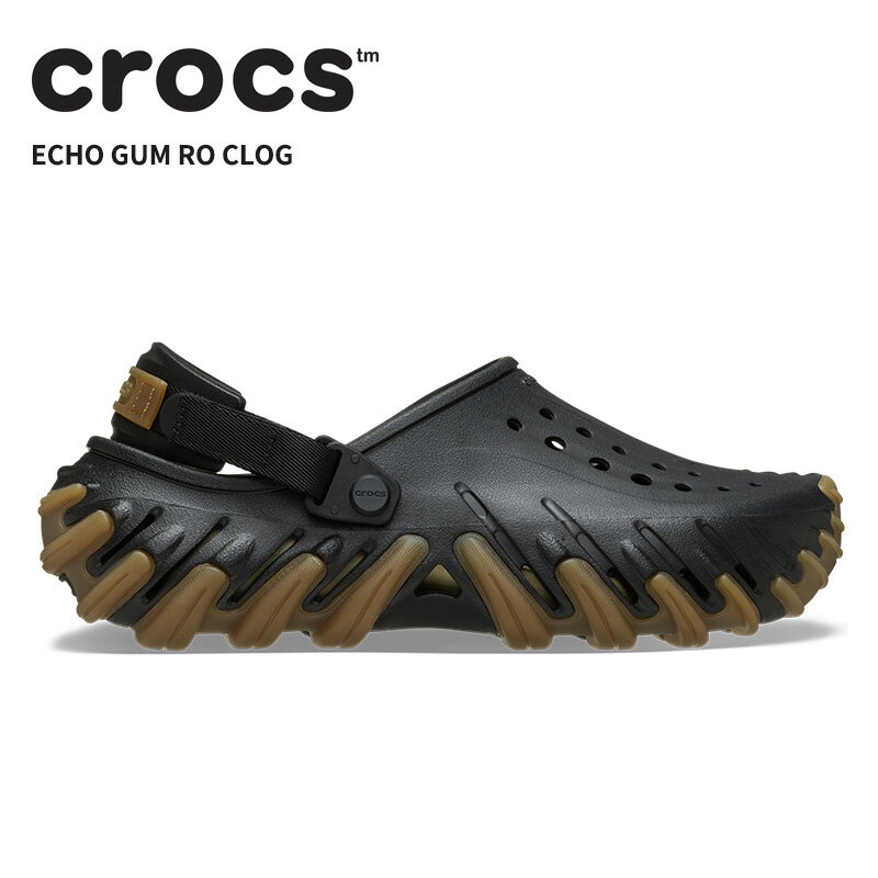 Rakuten - [B]クロックス メンズ レディース サンダル CROCS エコー ガム RO クロッグ Echo Gum RO Clog ブラック 211675-001