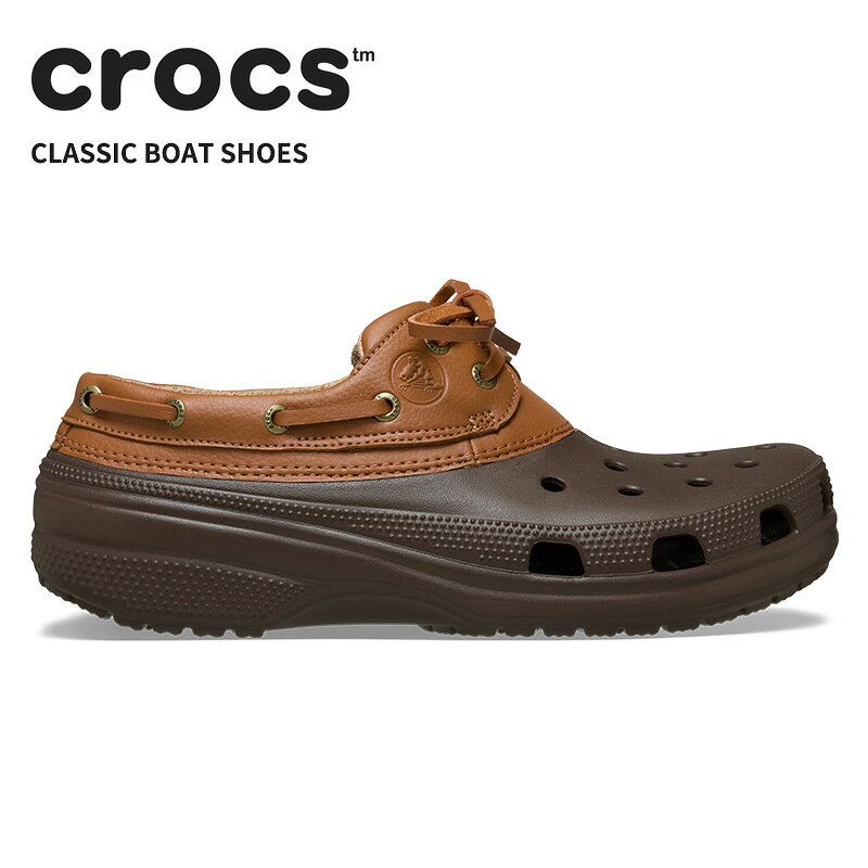 Rakuten - [B]クロックス メンズ レディース サンダル CROCS クラシック ボート シューズ Classic Boat Shoes コーヒー/コニャック 212022-2le