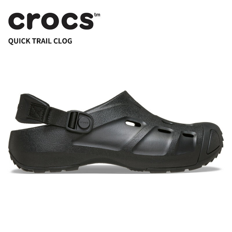 Crocs - [B]クロックス メンズ レディース サンダル CROCS クイック トレイル クロッグ Quick Trail Clog ブラック 212809-001
