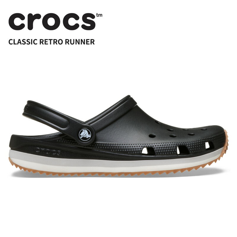Rakuten - [B]クロックス メンズ レディース サンダル CROCS クラシック レトロ ランナー Classic Retro Runner ブラック 212831-001