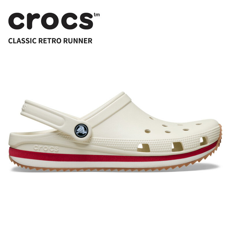 Rakuten - [B]クロックス メンズ レディース サンダル CROCS クラシック レトロ ランナー Classic Retro Runner サミットホワイト 212831-2md