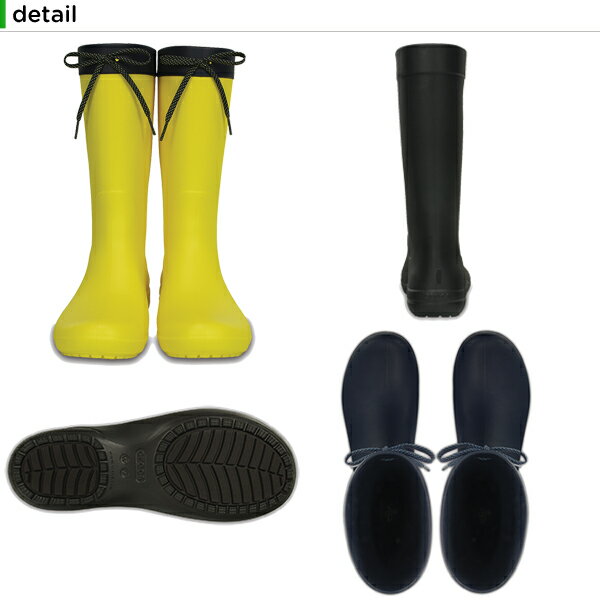 【20％OFF】クロックス(crocs) クロックス フリーセイル レイン ブーツ ウィメン(crocs freesail rain boot w) レディース/ブーツ[C/C]