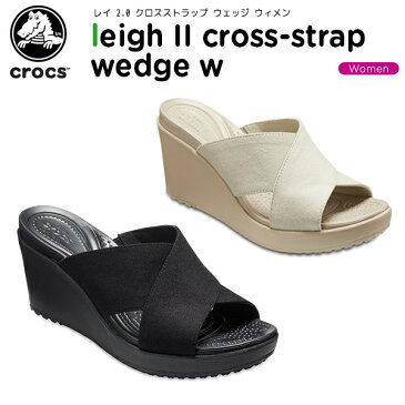 【20％OFF】クロックス(crocs) レイ 2.0 エックス ストラップ ウェッジ ウィメン(leigh 2.0 x-strap wedge w) レディース/女性用/ウェッジヒール/サンダル/シューズ[C/B]